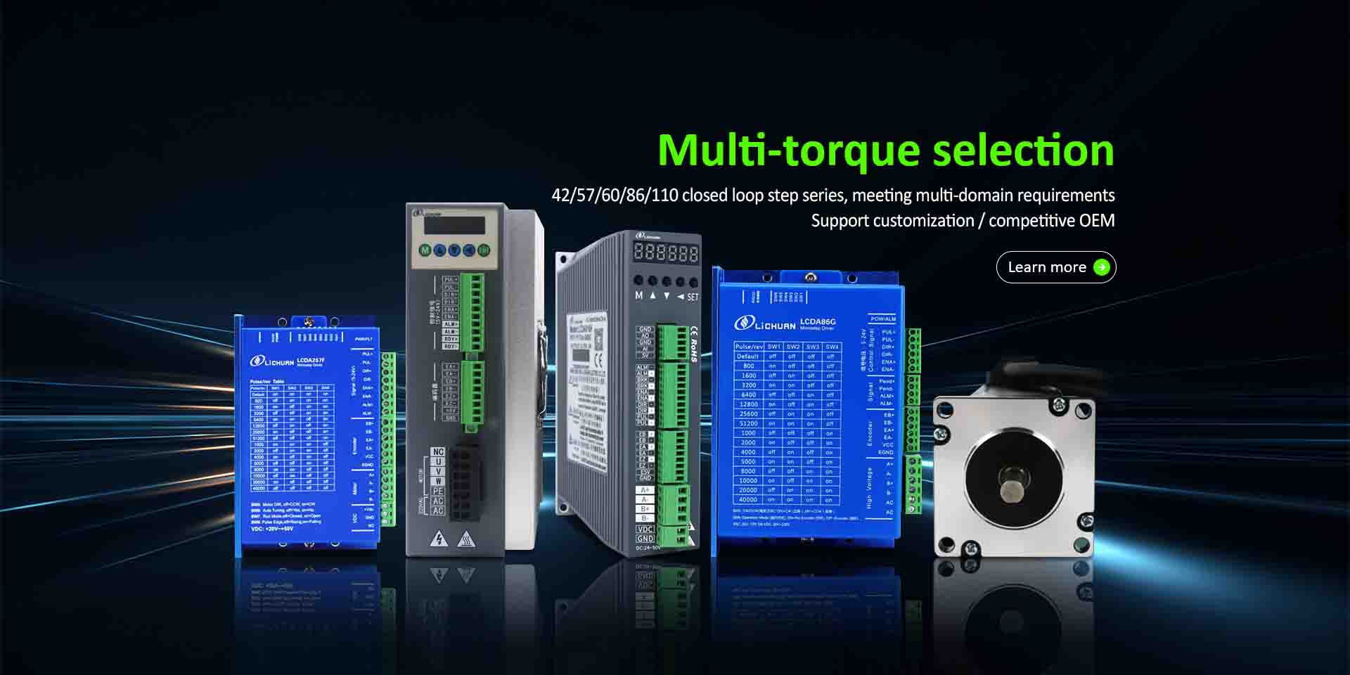 Hiina suletud ahelaga avatud ahelaga samm-mootori draiverite tehas